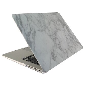 MacBook Pro 13 inch case (Model A1278) - Marble - wit 