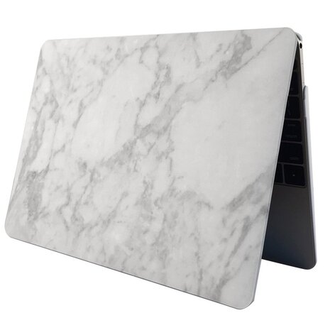MacBook Pro 13 inch case (Model A1278) - Marble - wit 