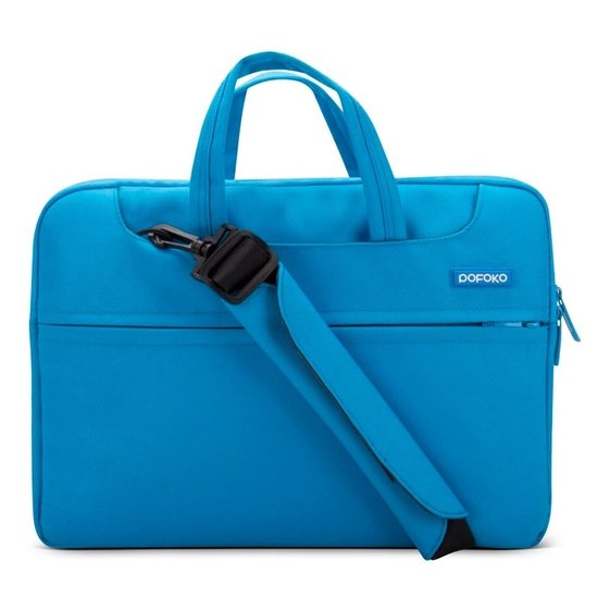 Fractie Laboratorium Dapper POFOKO 12 inch laptoptas met schouderband - Blauw - Mac-Cover.nl