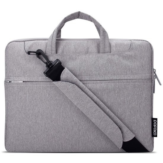 POFOKO 11.6 inch laptoptas met schouderband - -