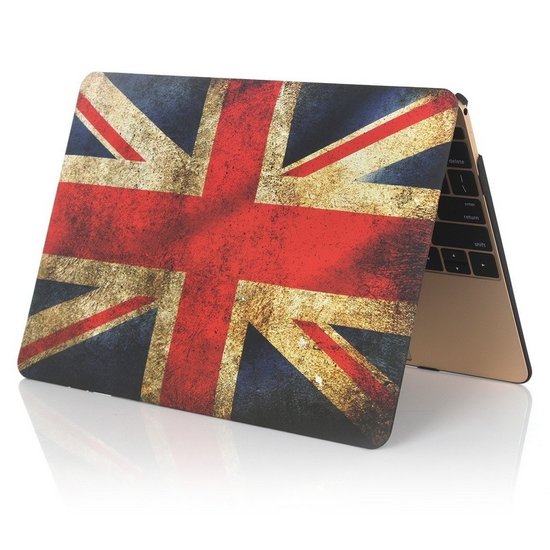 MacBook 12 inch case - Retro UK flag