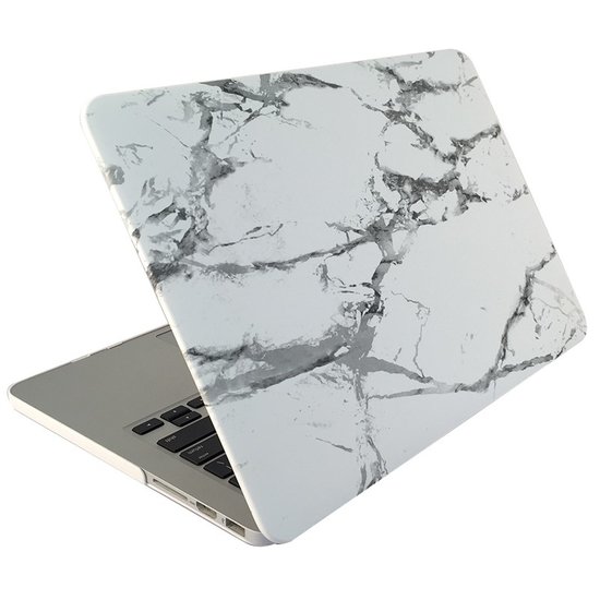MacBook 12 inch case - Marble - Grijs