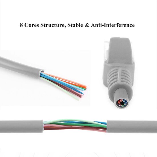 1,5m CAT5E Ethernet netwerk LAN kabel (10000 Mbit/s) - Grijs