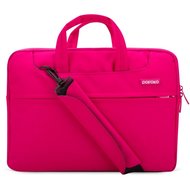 POFOKO 12 inch laptoptas met schouderband - Magenta