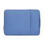 11.6 / 12 inch sleeve met extra vak - licht blauw