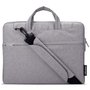 POFOKO 11.6 inch laptoptas met schouderband - Grijs