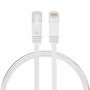 2m CAT6 Ultra dunne Flat Ethernet netwerk LAN kabel (1000Mbps) - Wit 2m CAT6 Ultra dunne Flat Ethernet netwerk LAN kabel (1000Mbps) - Wit