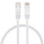 0.5m CAT6 Ultra dunne Flat Ethernet netwerk LAN kabel (1000Mbps) - Wit 0.5m CAT6 Ultra dunne Flat Ethernet netwerk LAN kabel (1000Mbps) - Wit