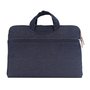 Denim laptoptas 15.4 inch - Donker blauw