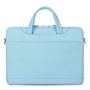 13 inch laptoptas met schouderband en extra vak - Licht Blauw