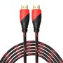 HDMI kabel 3 meter - HDMI 1.4 versie - 1080P High Speed - HDMI 19 Pin Male naar HDMI 19 Pin Male Connector Cable - Red line