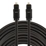 ETK Digital Toslink Optical kabel 15 meter / audio male to male / Optische kabel PVC series - zwart ETK Digital Toslink Optical kabel 15 meter / audio male to male / Optische kabel PVC series - zwart