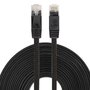 10 meter - CAT6 - Ultra dunne Flat Ethernet kabel - Netwerkkabel (1000Mbps) - Zwart