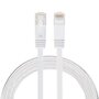 3 meter - CAT6 - Ultra dunne Flat Ethernet kabel - Netwerkkabel (1000Mbps) - Wit