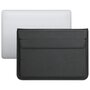 13 inch PU Leer envelop sleeve met standaard - Zwart 13 inch PU Leer envelop sleeve met standaard - Zwart