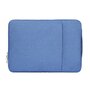 13 inch sleeve met extra vak - licht blauw 13 inch sleeve met extra vak - licht blauw
