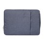 11.6 / 12 inch sleeve met extra vak - Donker blauw 11.6 / 12 inch sleeve met extra vak - Donker blauw