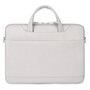13 inch laptoptas met schouderband en extra vak - Grijs