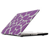 MacBook Pro Retina 15 inch cover - Dot pattern paars_