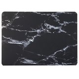 MacBook Pro 15 inch case - Marble - zwart_
