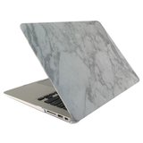MacBook Air 13 inch case - Marble - wit_