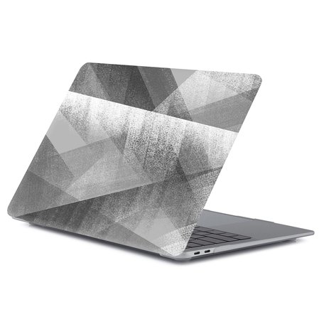 MacBook Air 13 inch - Touch id versie - Donkergrijs abstract (2018, 2019 & 2020)