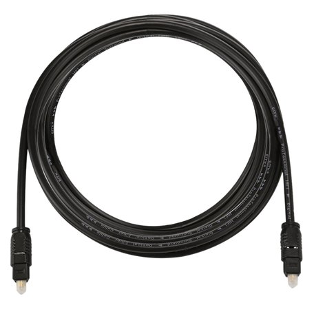 ETK Digital Toslink Optical kabel 2 meter / audio male to male / Optische kabel PVC series - zwart