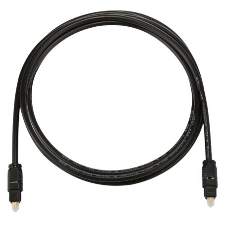 ETK Digital Toslink Optical kabel 1,5 meter / audio male to male / Optische kabel PVC series - zwart