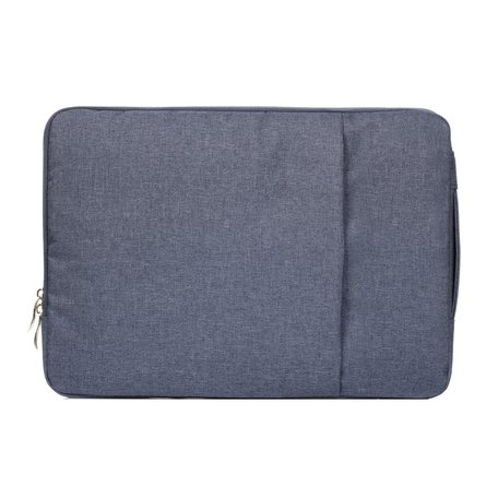 11.6 / 12 inch sleeve met extra vak - Donker blauw