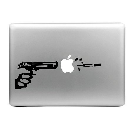 MacBook sticker - Pistool