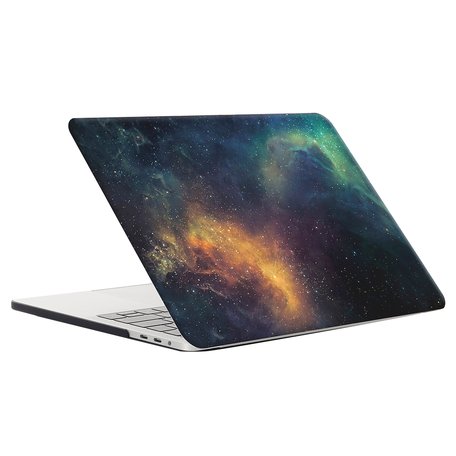 MacBook Pro retina touchbar 13 inch case - Green stars