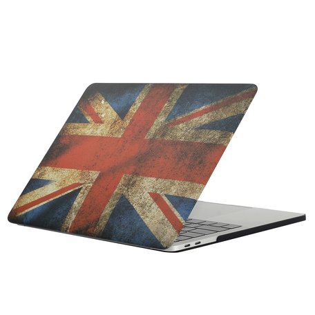 MacBook Pro retina touchbar 13 inch case - uk flag
