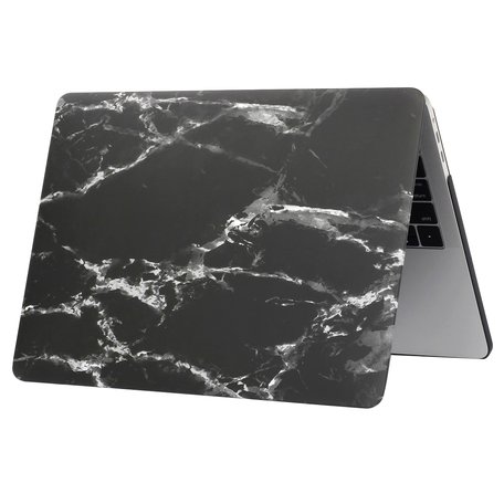 MacBook Pro retina touchbar 13 inch case - marble zwart