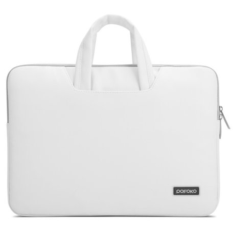 POFOKO 15.4 inch laptoptas - Wit