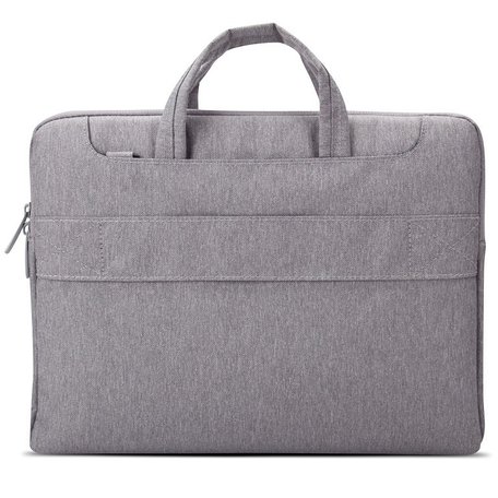 POFOKO 11.6 inch laptoptas met schouderband - Grijs