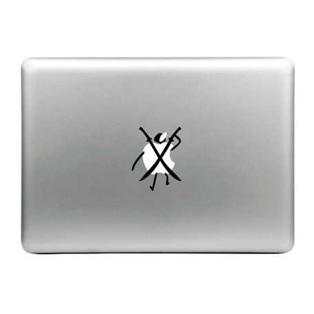 MacBook sticker - ninja apple