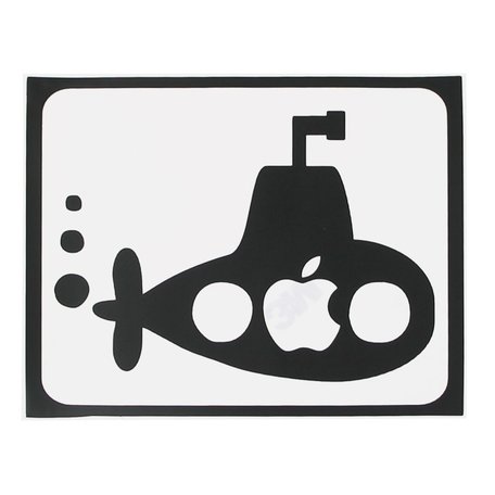 MacBook sticker - Duikboot