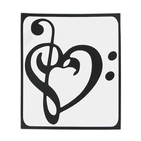 MacBook sticker - Art heart