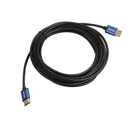 HDMI kabel 5 meter - HDMI 1.4 versie - High Speed 1080P - HDMI 19 Pin Male naar HDMI 19 Pin Male Connector Cable - Aluminium blue line