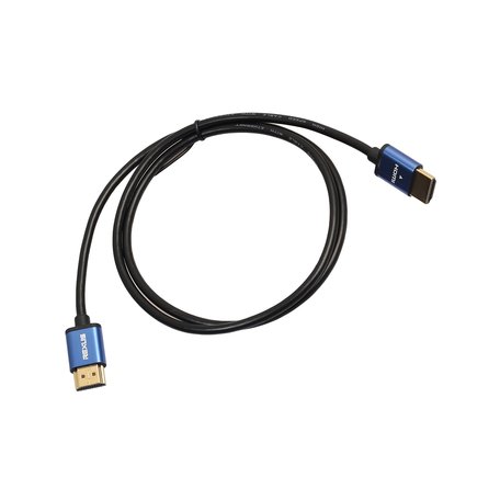 HDMI kabel 1.8 meter - HDMI 1.4 versie - High Speed 1080P - HDMI 19 Pin Male naar HDMI 19 Pin Male Connector Cable - Aluminium blue line