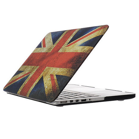 MacBook Pro Retina 13 inch cover - Retro UK flag