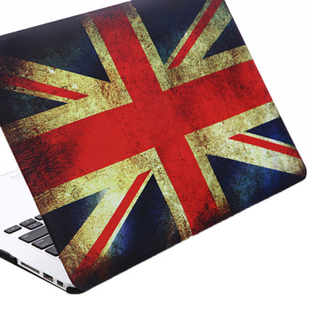 MacBook Air 13 inch cover - Retro UK flag