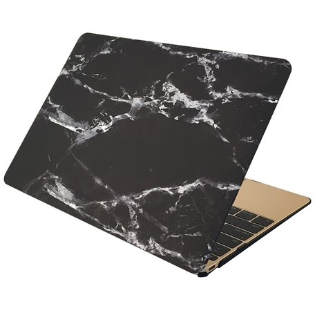 MacBook Air 13 inch case - Marble - zwart
