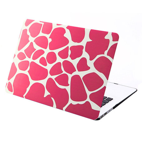 MacBook Air 11 inch cover - Dot pattern Roze