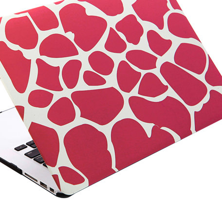 MacBook Air 11 inch cover - Dot pattern Roze
