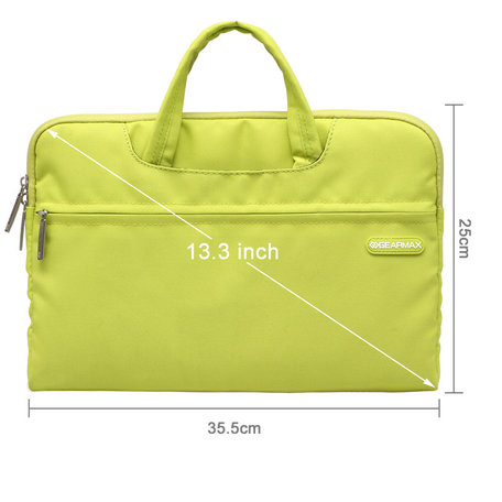 GEARMAX 13.3 inch fashion design laptoptas - Groen