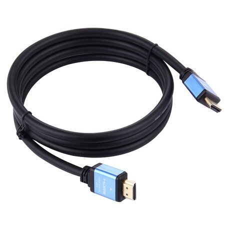 HDMI kabel 1.5 meter - HDMI 2.0 versie - High Speed - HDMI 19 Pin Male naar HDMI 19 Pin Male Connector Cable - Blue line