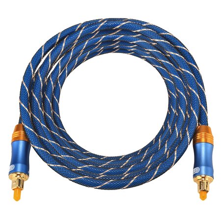 ETK Digital Toslink Optical kabel 3 meter / audio male to male / Optische kabel BLUE series - Blauw