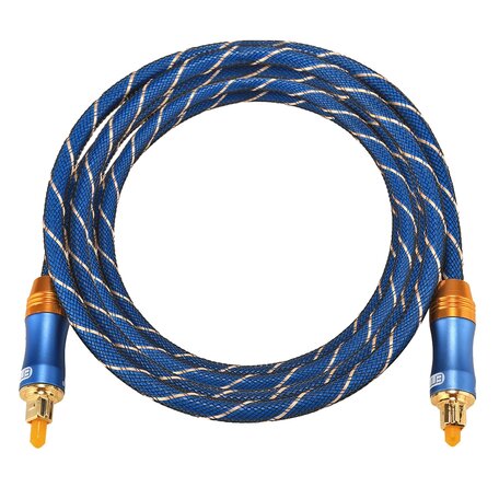 ETK Digital Toslink Optical kabel 2 meter / audio male to male / Optische kabel BLUE series - Blauw