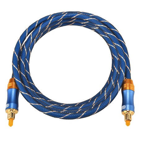 ETK Digital Toslink Optical kabel 1,5 meter / audio male to male / Optische kabel BLUE series - Blauw